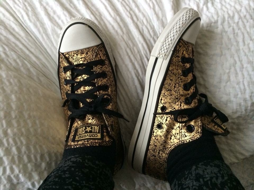 My first Converse, golden off course