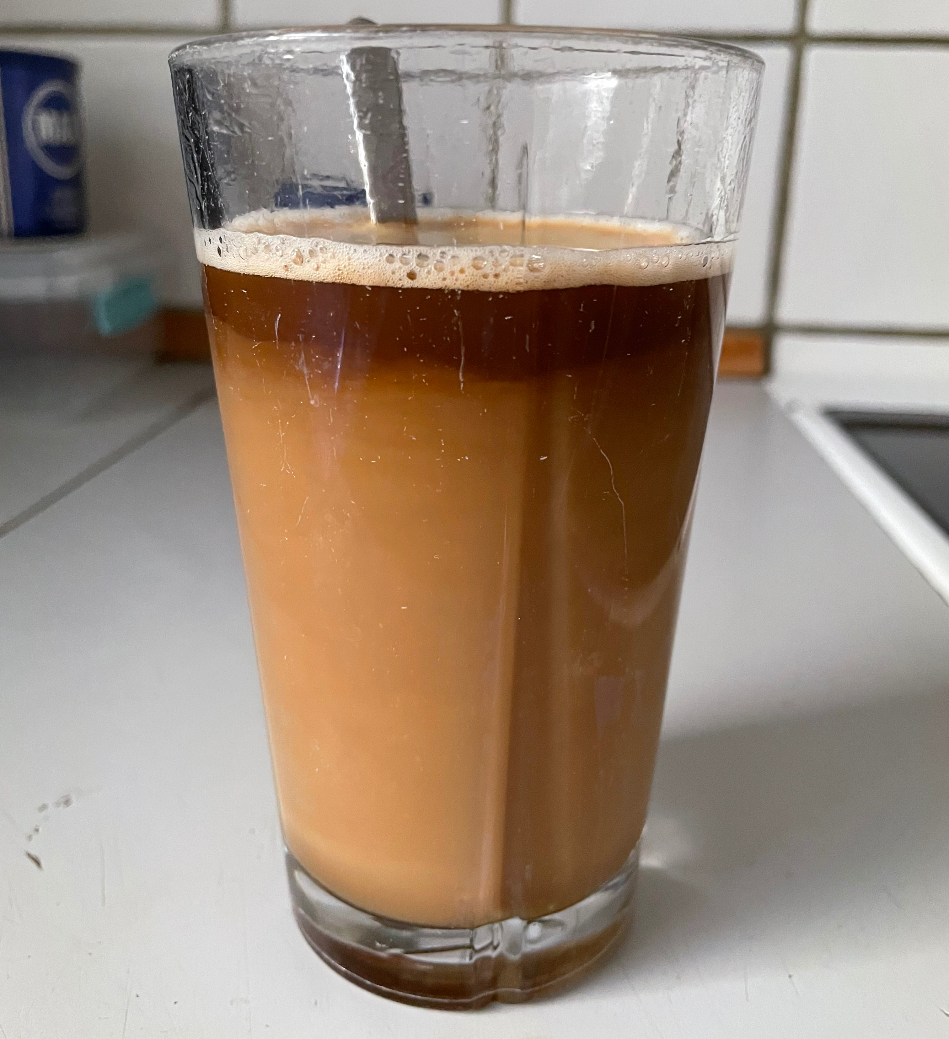 Latte with a touch of espresso 